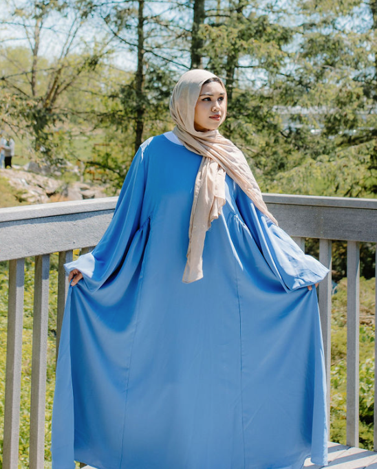 Barakah blue abaya