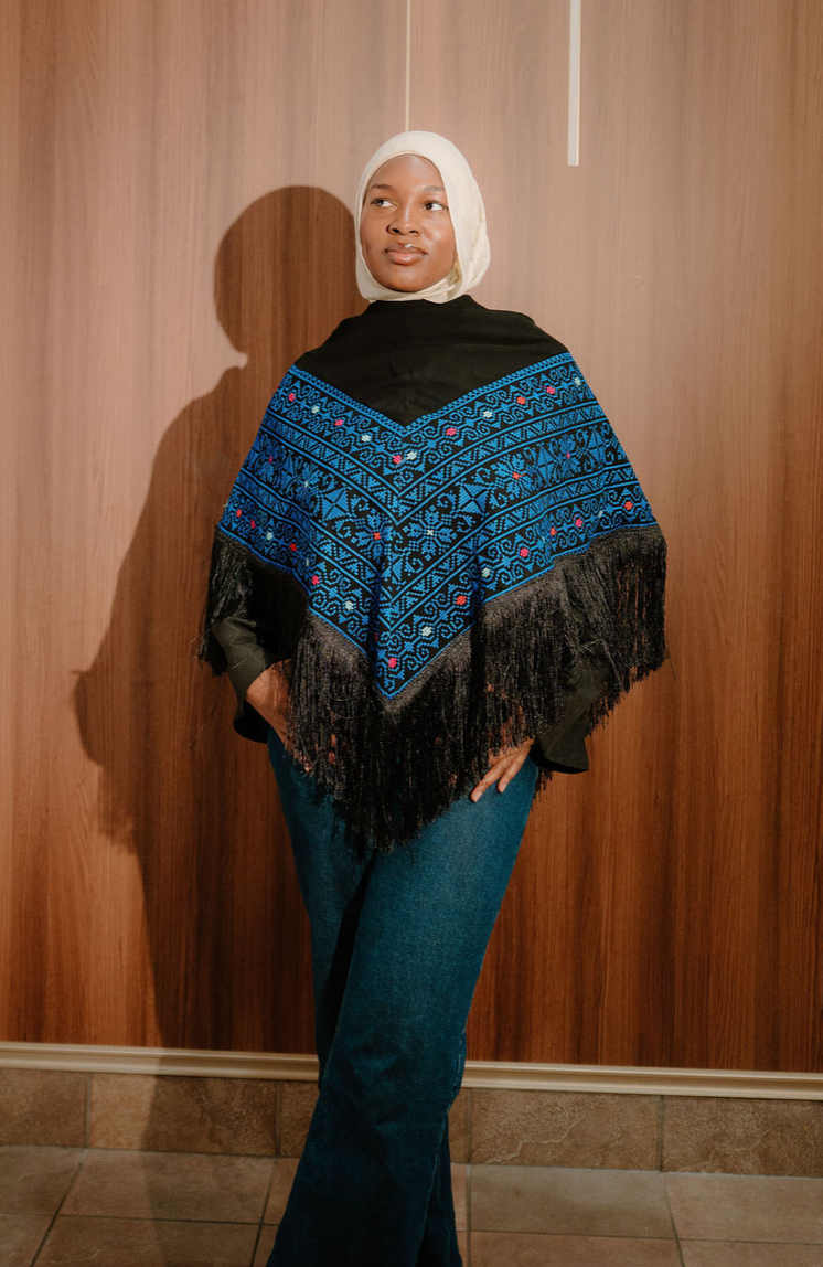 Tatreez shawl