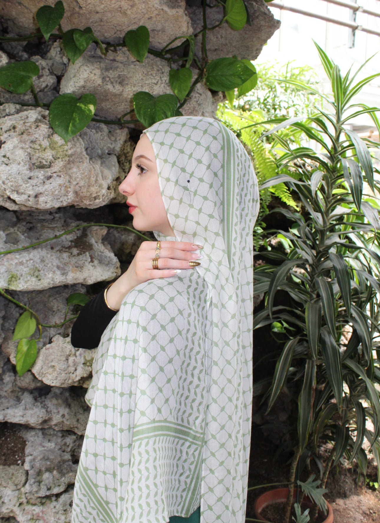 Keffiyeh in green