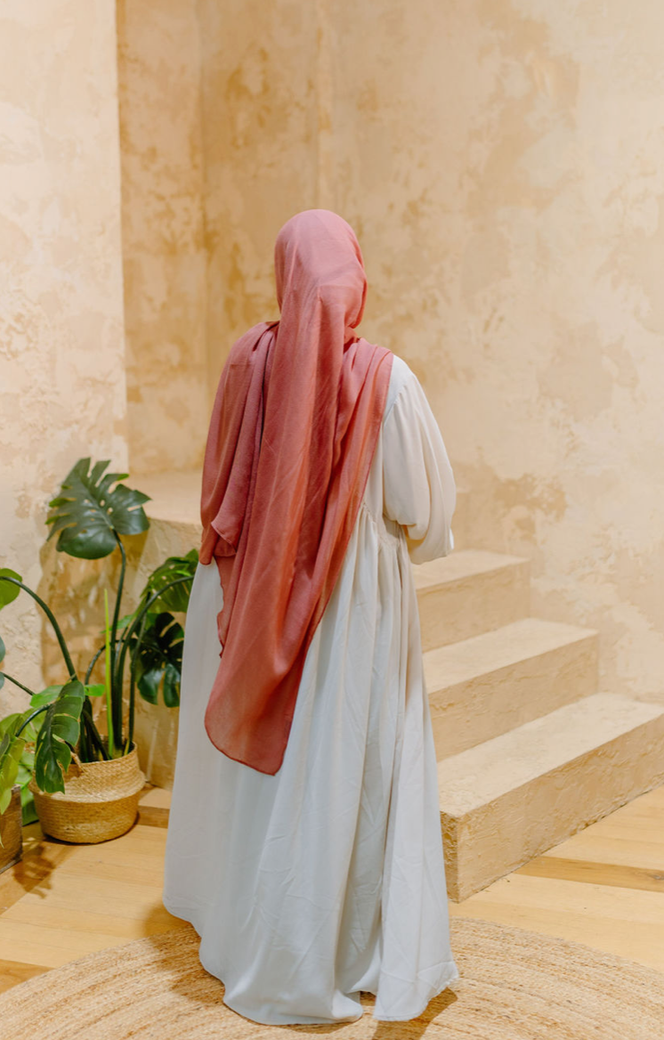 Crescent moon abaya