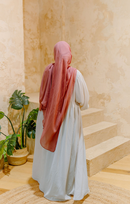 Crescent moon abaya