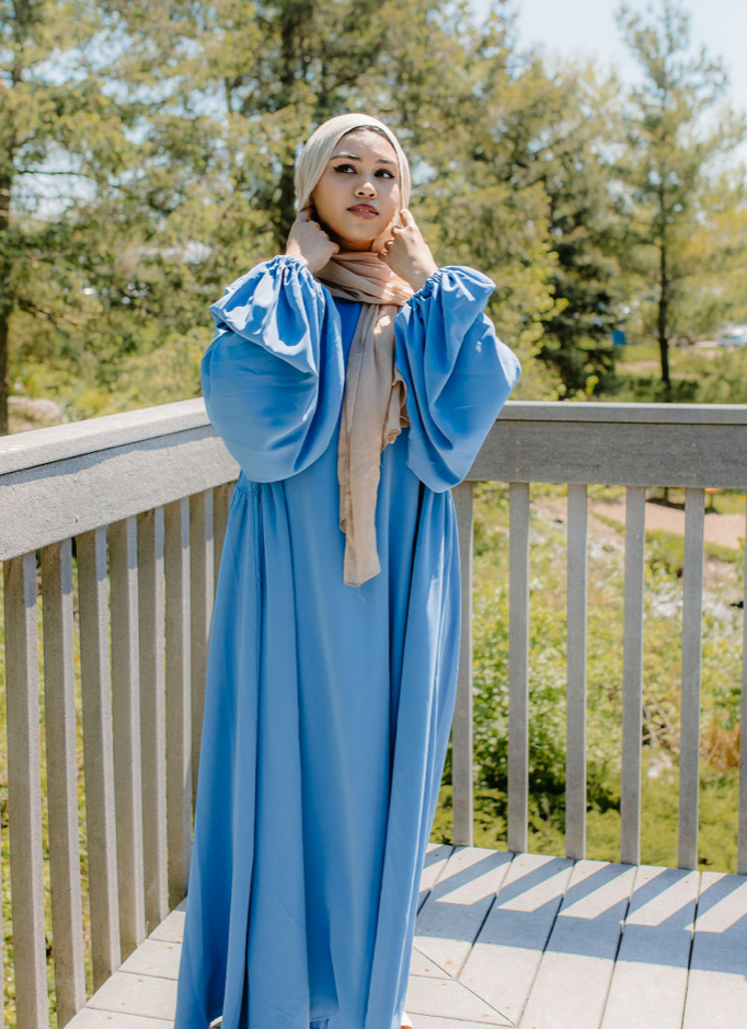 Barakah blue abaya – Lulu Hijabs