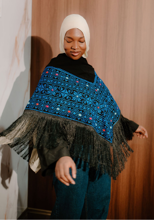 Tatreez shawl